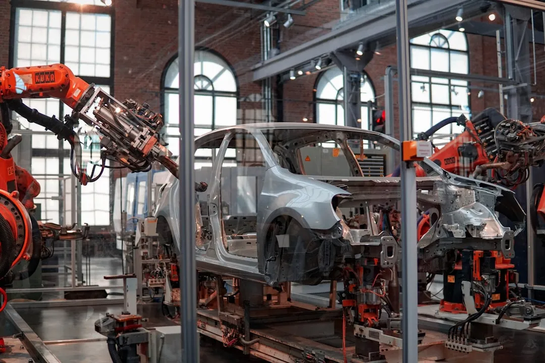 electric car assembly line